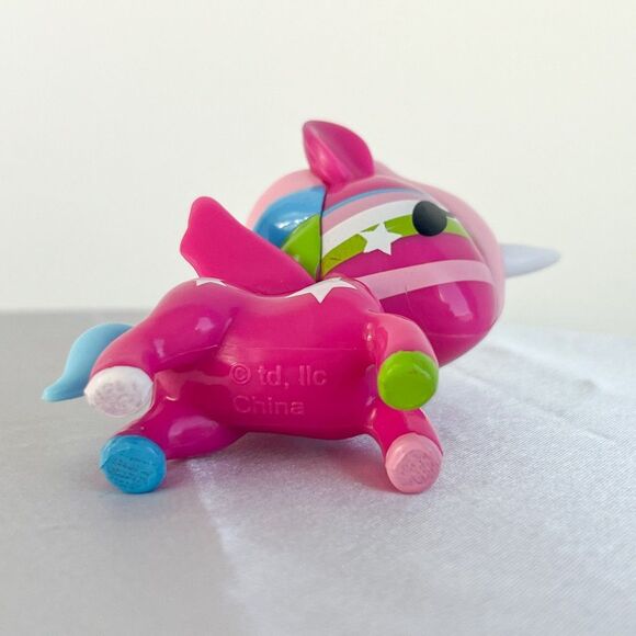 Rare Tokidoki Robbery Unicorno Bag Charm Keychain Vintage 2014 Pink Comet HTF - Picture 6 of 9